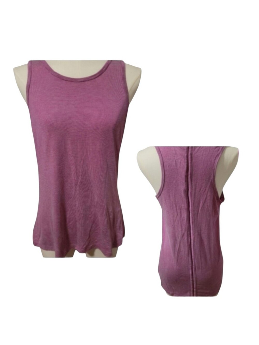 AVIA Cutout Stretchy Mauve Pink Racerback Muscle Tank Top Size Extra Small